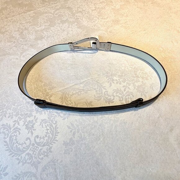 Chico’s Adjustable Belt – Black w/ Antiqued Silver Tear Drop Clasp – NWT - Picture 5 of 13